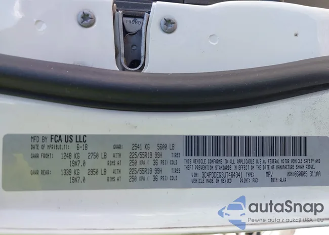 3C4PDDEG3JT464341: 42949820