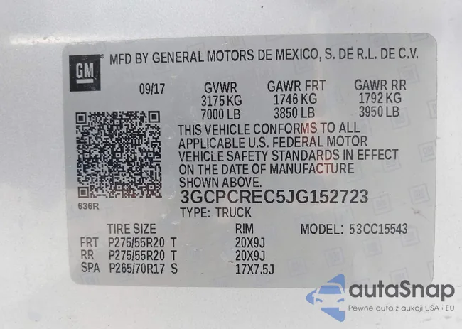 3GCPCREC5JG152723: 42950066