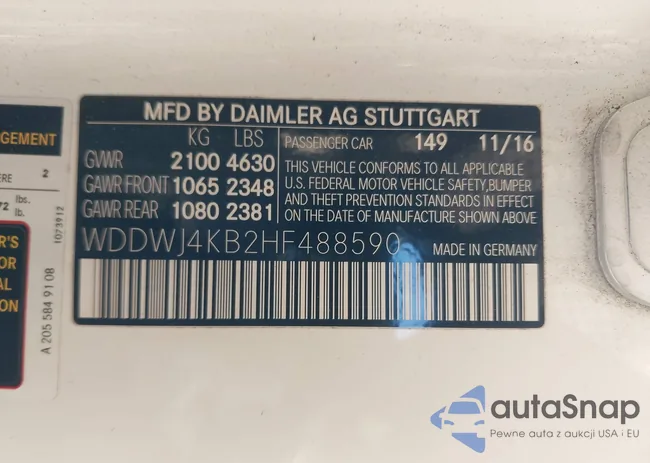 WDDWJ4KB2HF488590: 42949374