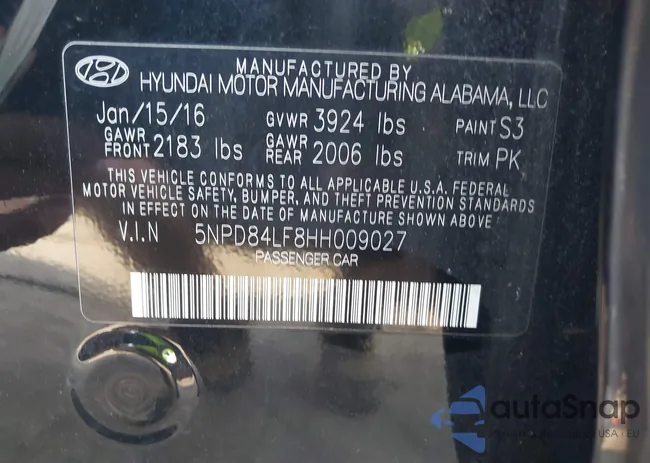 5NPD84LF8HH009027: 42949467