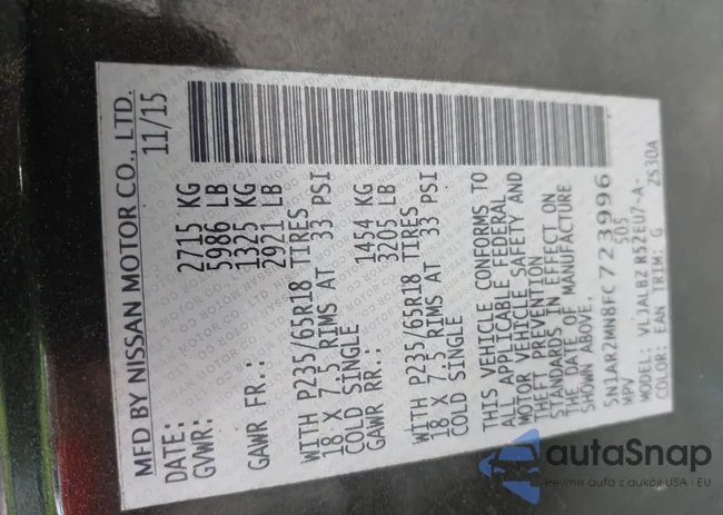 5N1AR2MN8FC723996: 42949498