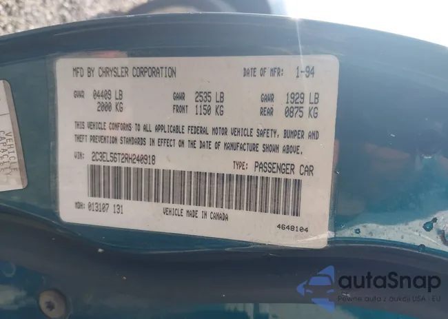 2C3EL56T2RH240918: 42950710