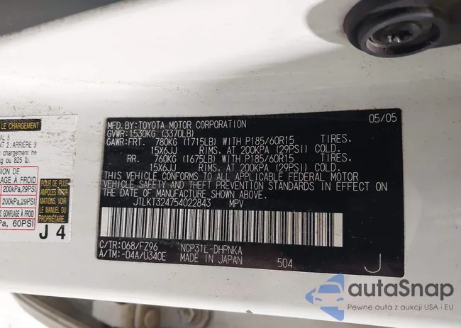 JTLKT324754022843: 42950874