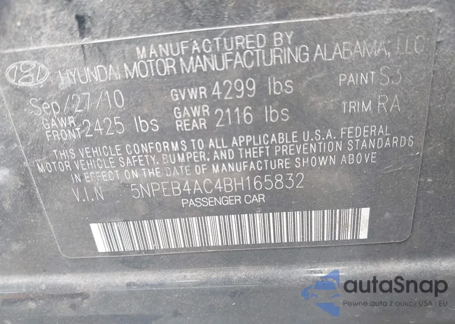 5NPEB4AC4BH165832: 42950140