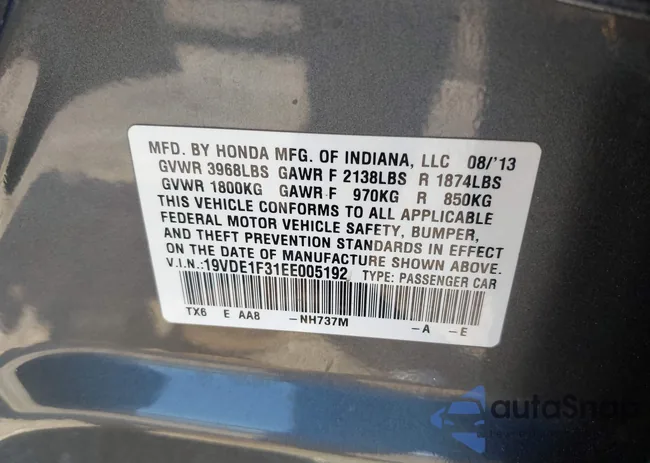 19VDE1F31EE005192: 42951556