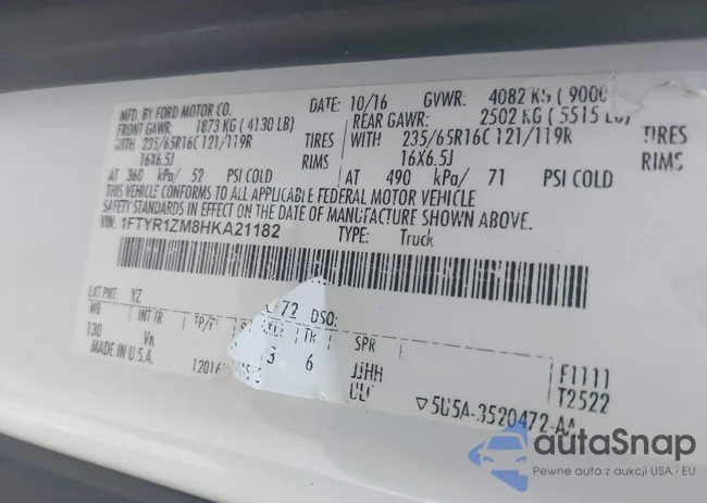 1FTYR1ZM8HKA21182: 42951755