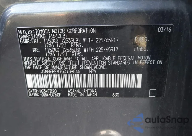 JTMBFREV7GD189846: 42951894