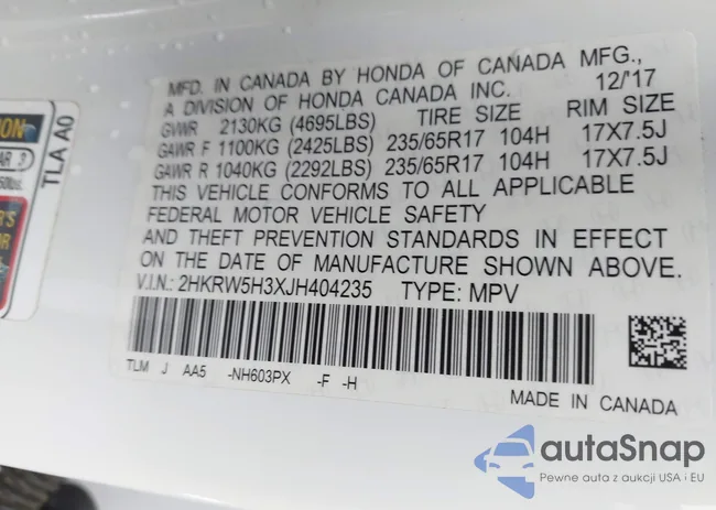 2HKRW5H3XJH404235: 42951906