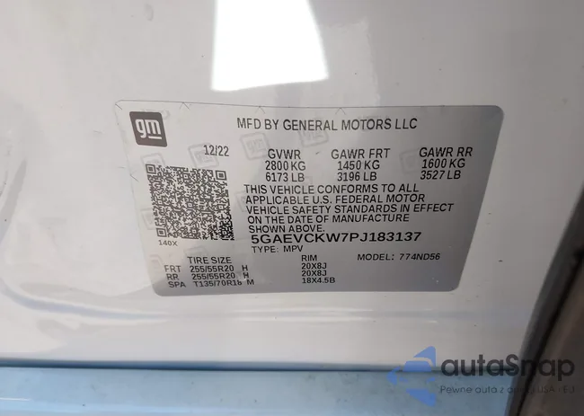 5GAEVCKW7PJ183137: 42952002