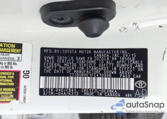 2T1BURHE1FC410998: 42951153