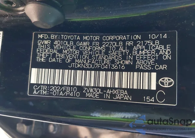 JTDKN3DU7F0413616: 42951173