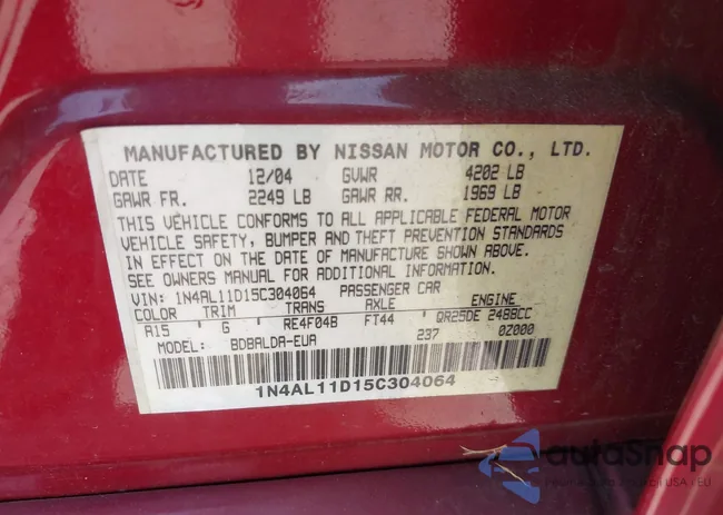 1N4AL11D15C304064: 42951191