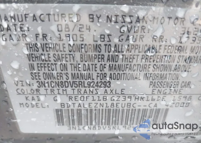 3N1CN8DV5RL924293: 42951214