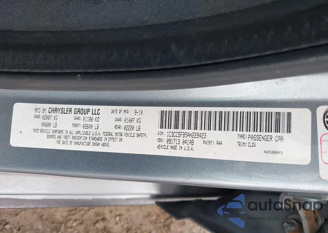 1C3CC5FB5AN229423: 42951258