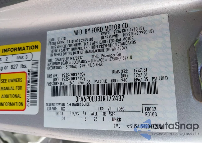 3FA6P0LU3JR172437: 42951287