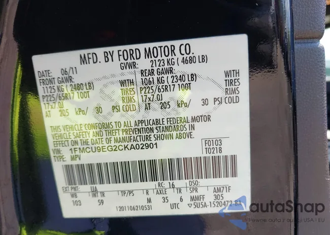 1FMCU9EG2CKA02901: 42952699