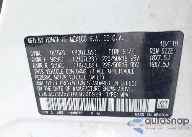 3CZRU5H16LM700929: 42952770