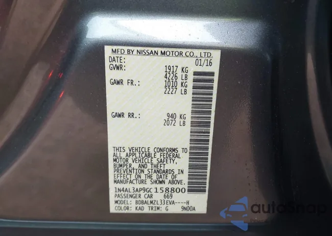 1N4AL3AP9GC158800: 42952795