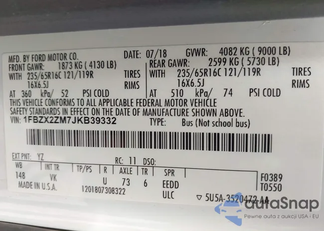 1FBZX2ZM7JKB39332: 42952850