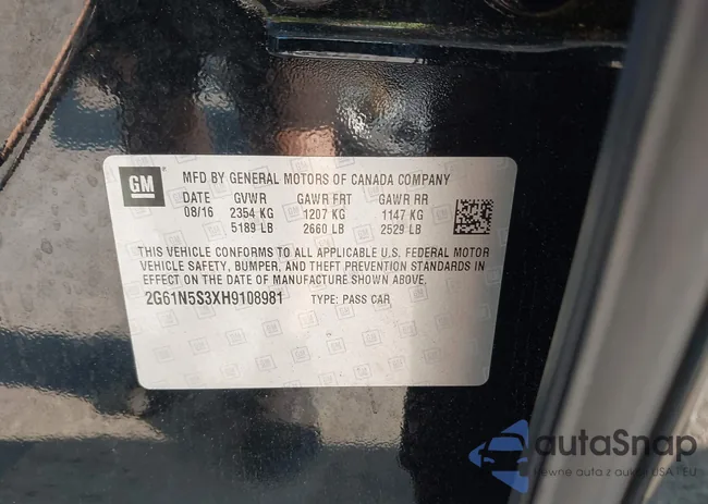 2G61N5S3XH9108981: 42952931