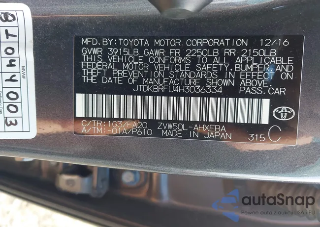 JTDKBRFU4H3036334: 42952997