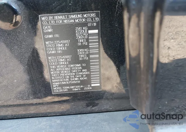 KNMAT2MV3LP508259: 42952322