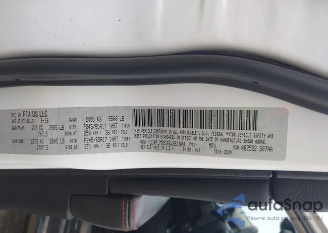 1C4PJMBS3GW361604: 42953767