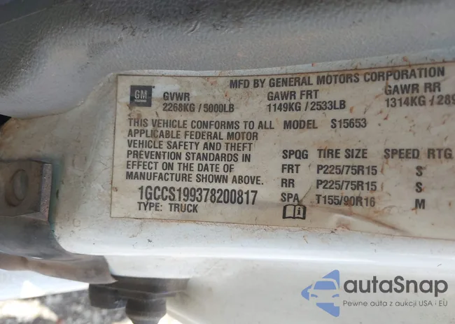 1GCCS199378200817: 42953818