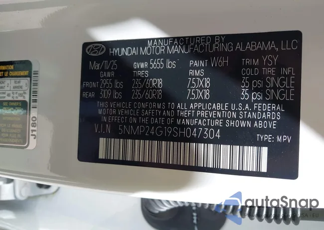 5NMP24G19SH047304: 42953913