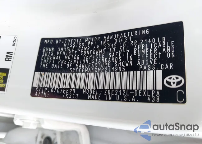 5YFEPMAEXMP211995: 42953186