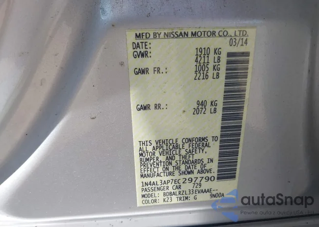 1N4AL3AP7EC297790: 42953214