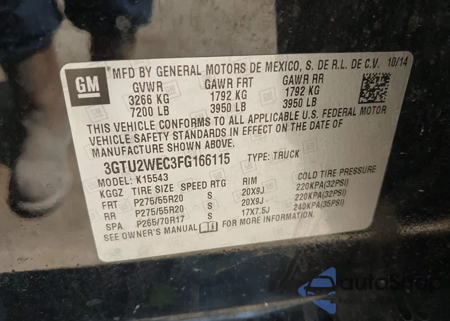 3GTU2WEC3FG166115: 42953239