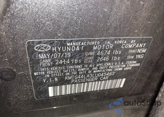 KMTG44LA3LU045463: 42953249