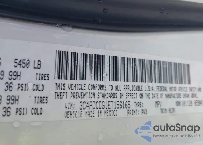 3C4PDCDG1ET156165: 42953356