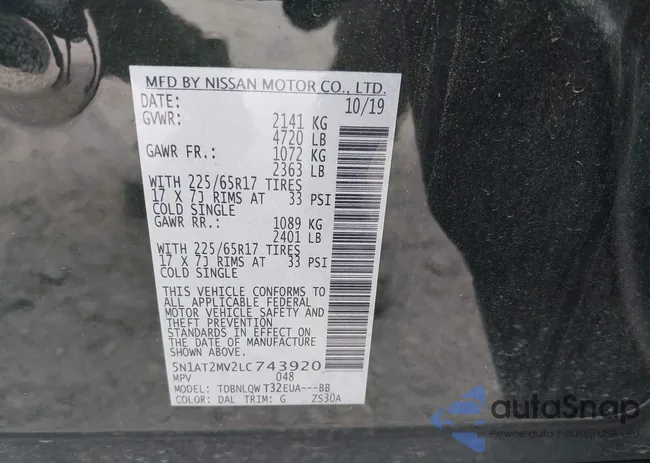 5N1AT2MV2LC743920: 42953485