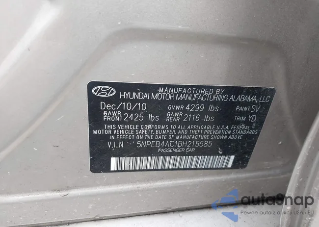 5NPEB4AC1BH215585: 42954513