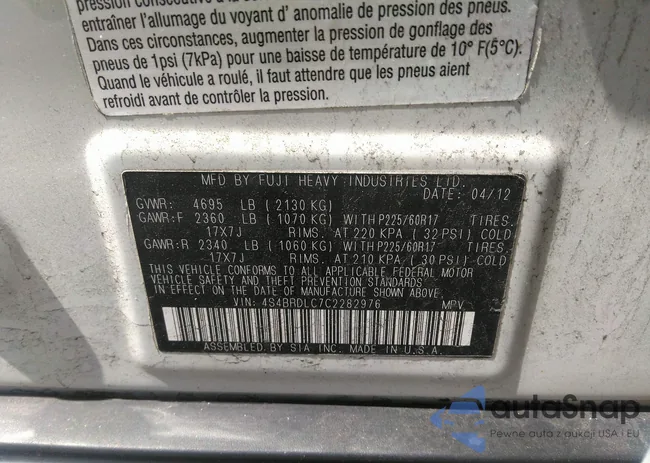 4S4BRDLC7C2282976: 42954917