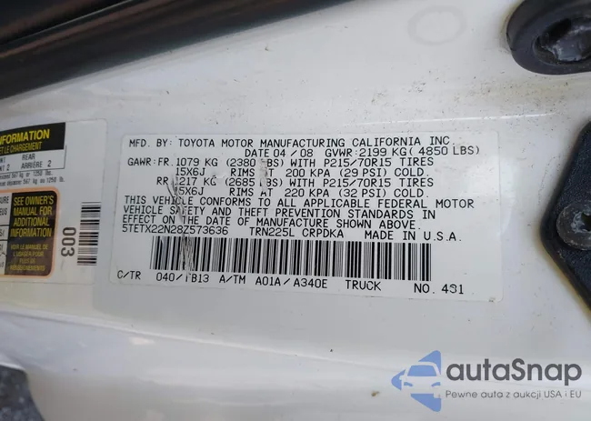 5TETX22N28Z573636: 42955068