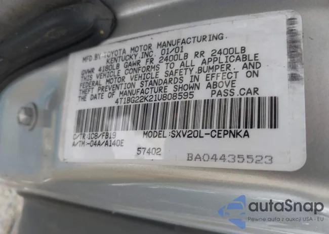 4T1BG22K21U808595: 42954292