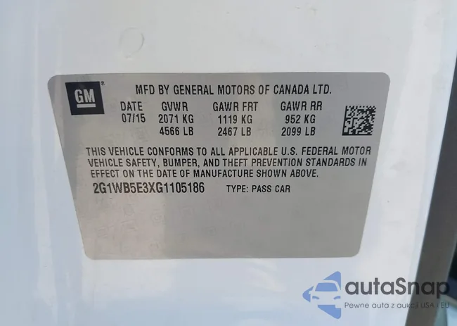 2G1WB5E3XG1105186: 42954312