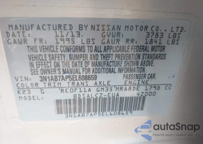 3N1AB7AP5EL608659: 42954313