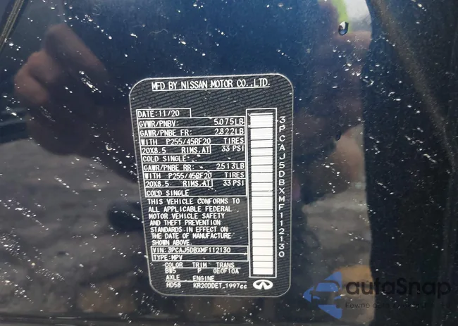 3PCAJ5DBXMF112130: 42954386