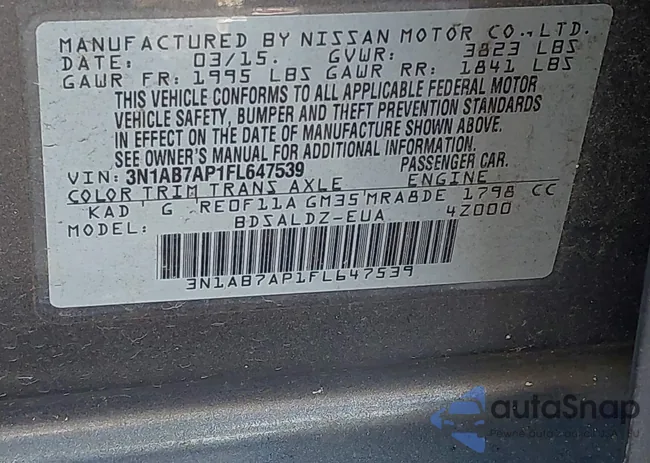 3N1AB7AP1FL647539: 42955517