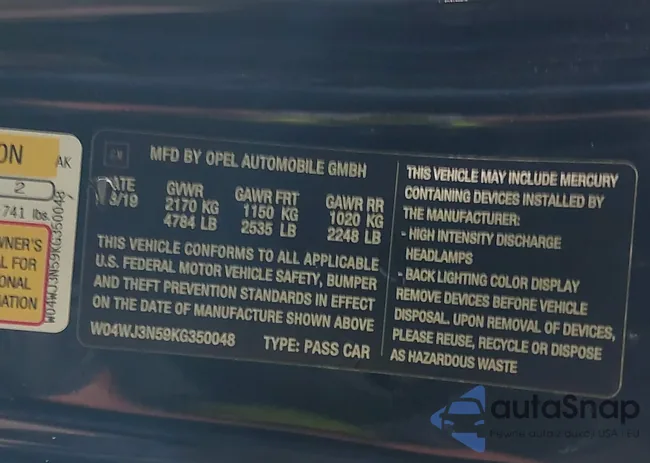 W04WJ3N59KG350048: 42955130