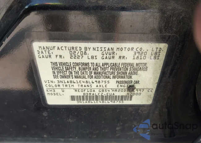 3N1AB61E98L685869: 42955138