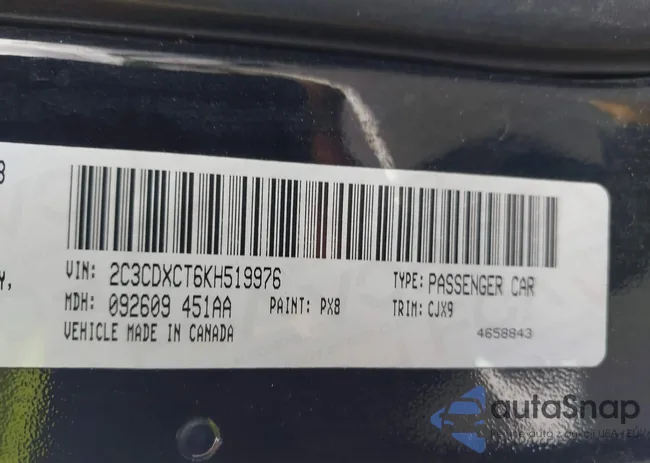 2C3CDXCT6KH519976: 42955312