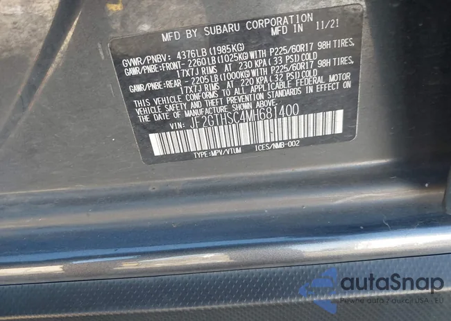 JF2GTHSC4MH681400: 42956590