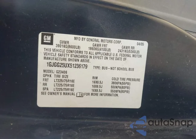 1GJGG25UX51236179: 42956806