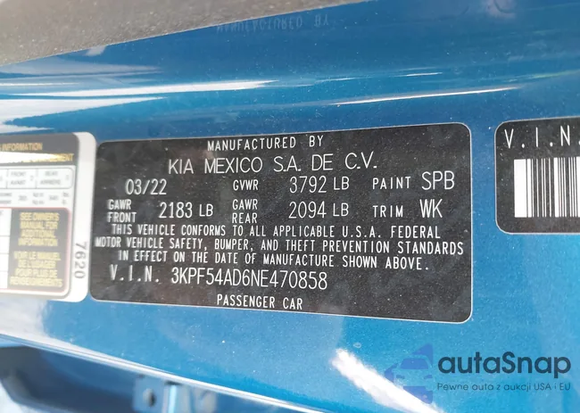 3KPF54AD6NE470858: 42956815