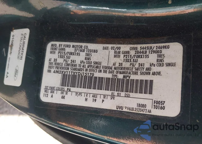 4M2XV11TXYDJ15170: 42956817